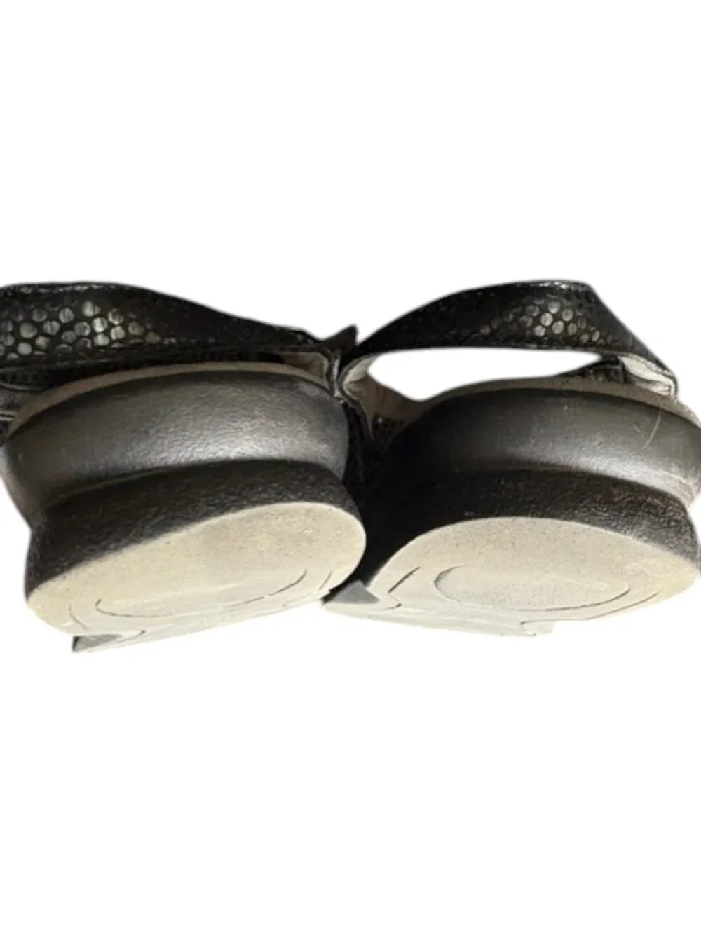 SAS Duo Quarter Strap Metallic Faux Reptile Leather Sandals - Blue - 9M